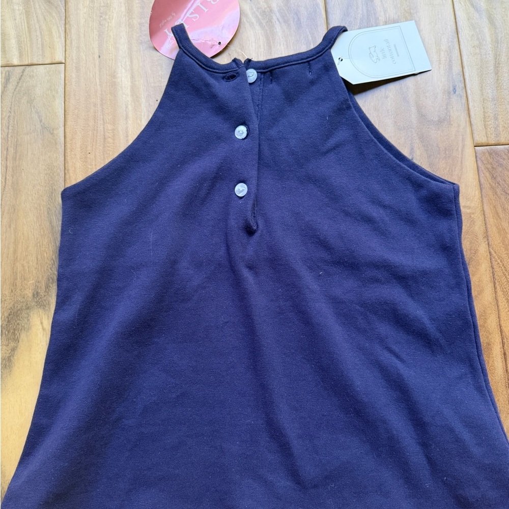 NWT Bisby knit navy tank size 7